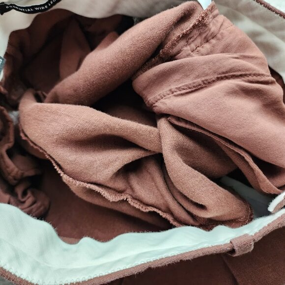 J.CREW Wide-leg Essential Pant In Linen resortwear pants in brown size 2 - Picture 6 of 10